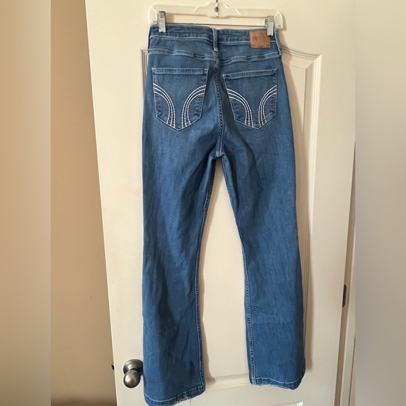 Hollister Curvy High Rise Vintage Style Flare Jeans Stretch Women’s Size 29 - Picture 5 of 15